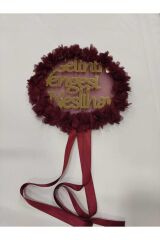 Gelinin Yengesi Yazılı Özel Kına Tefi Kına Malzemeleri Def