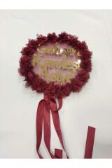 Gelinin Kardeşi Yazılı Özel Kına Tefi Kına Malzemeleri Def