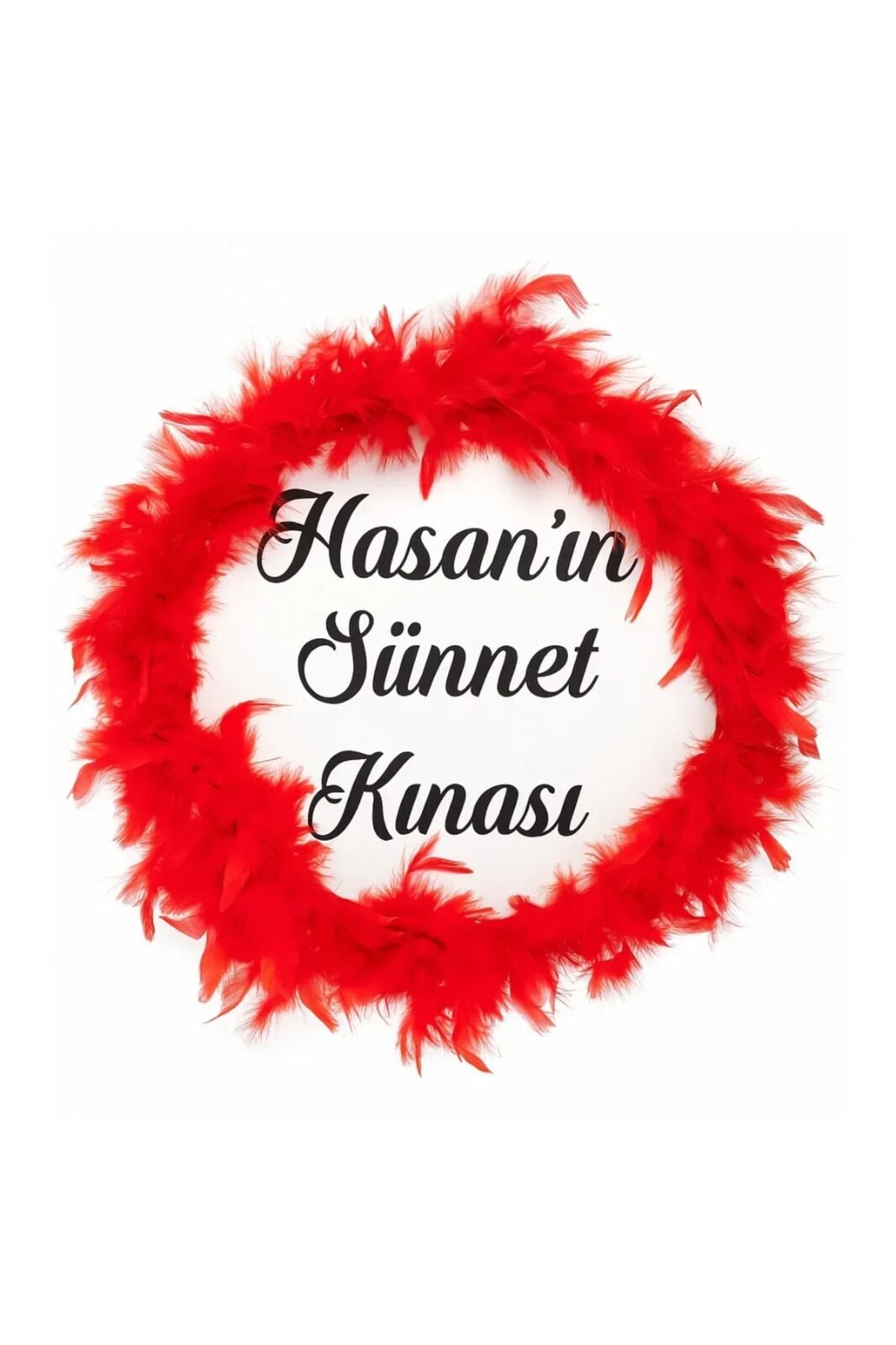 Isme Özel Deri Tef Kına Tefi Otrişle Süslenmiş Sünnet Tefi 30 Cm Vurmalı Çalgı Müzik Aleti Kırmızı