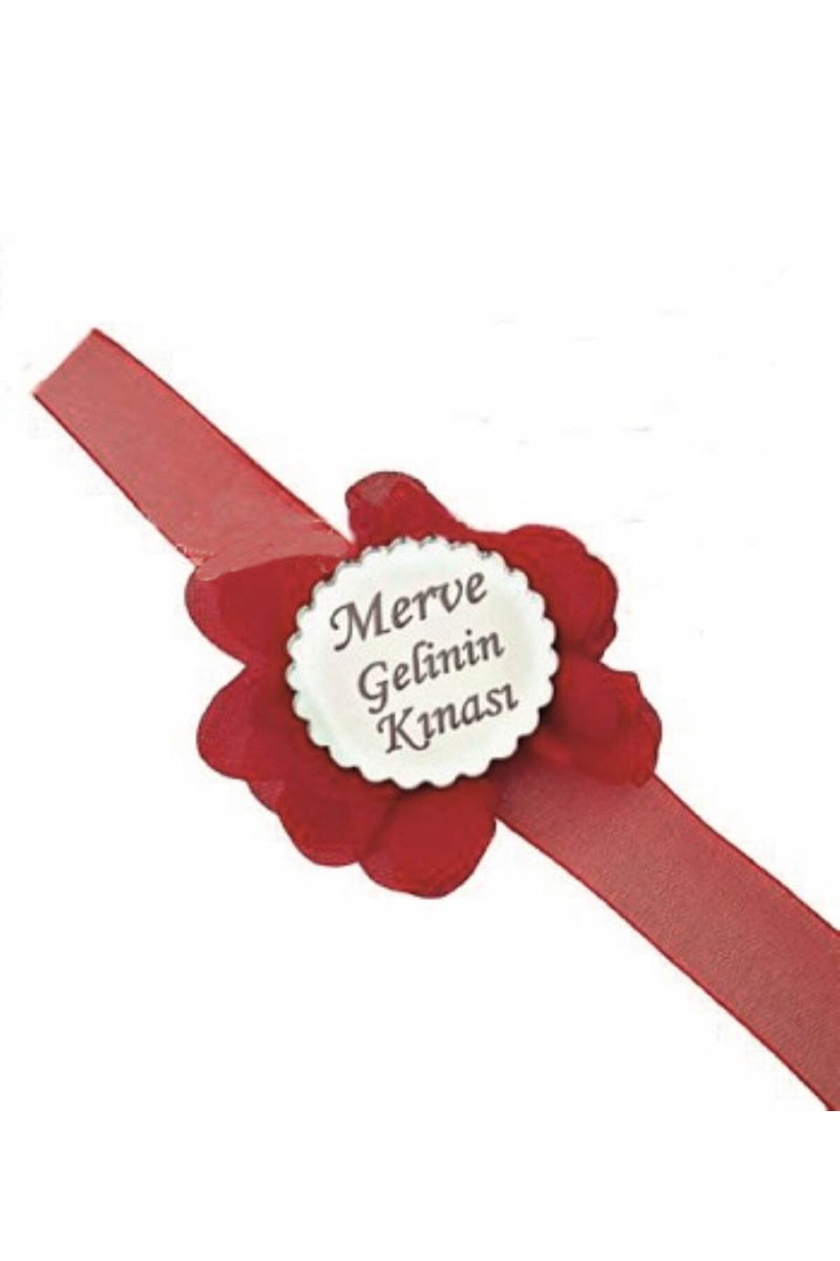 Kopya - Pleksili Isme Özel Bileklik Kırmızı 10 Adet