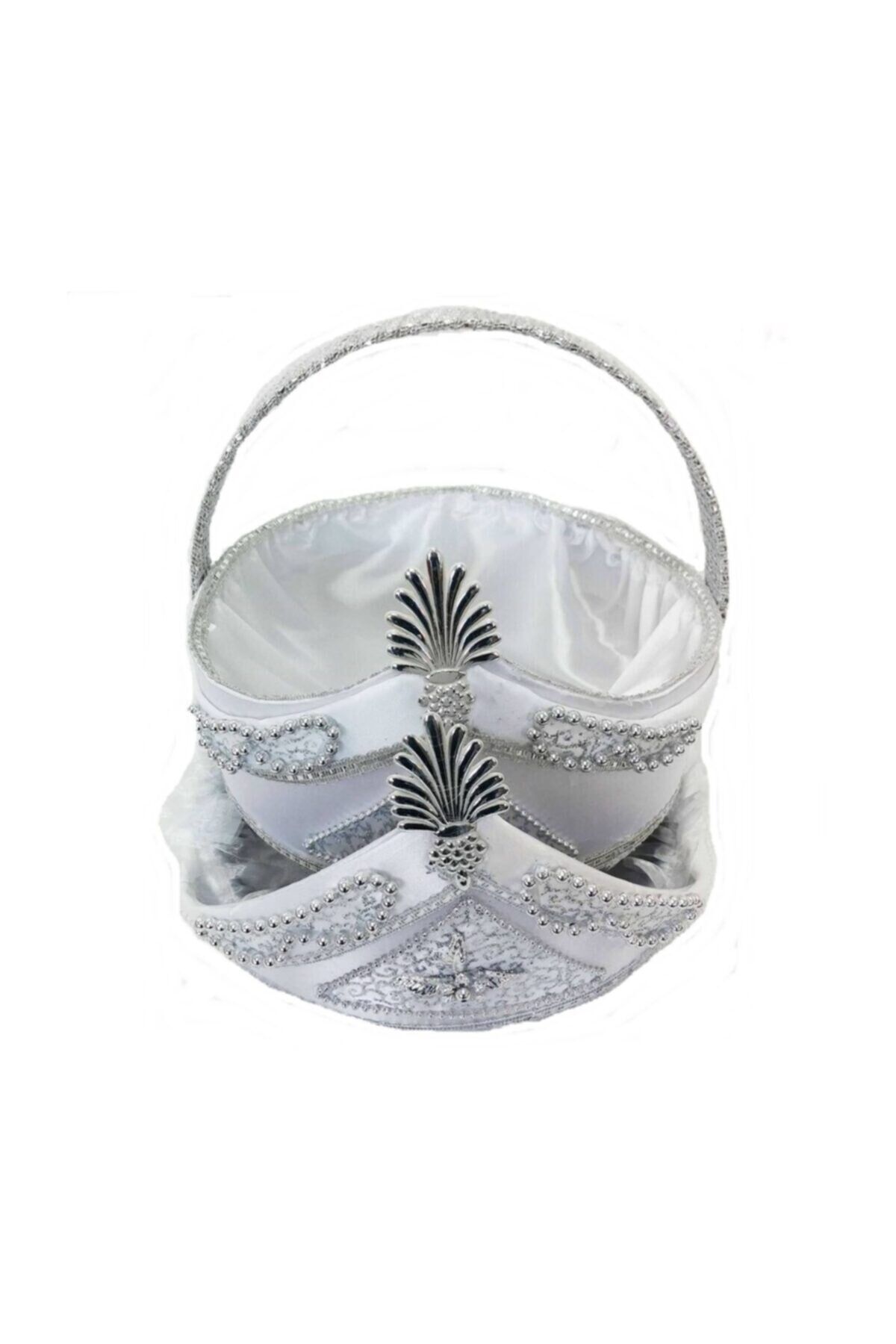 Sünnet Kına Tepsisi Ve Kına Sepeti Gümüş