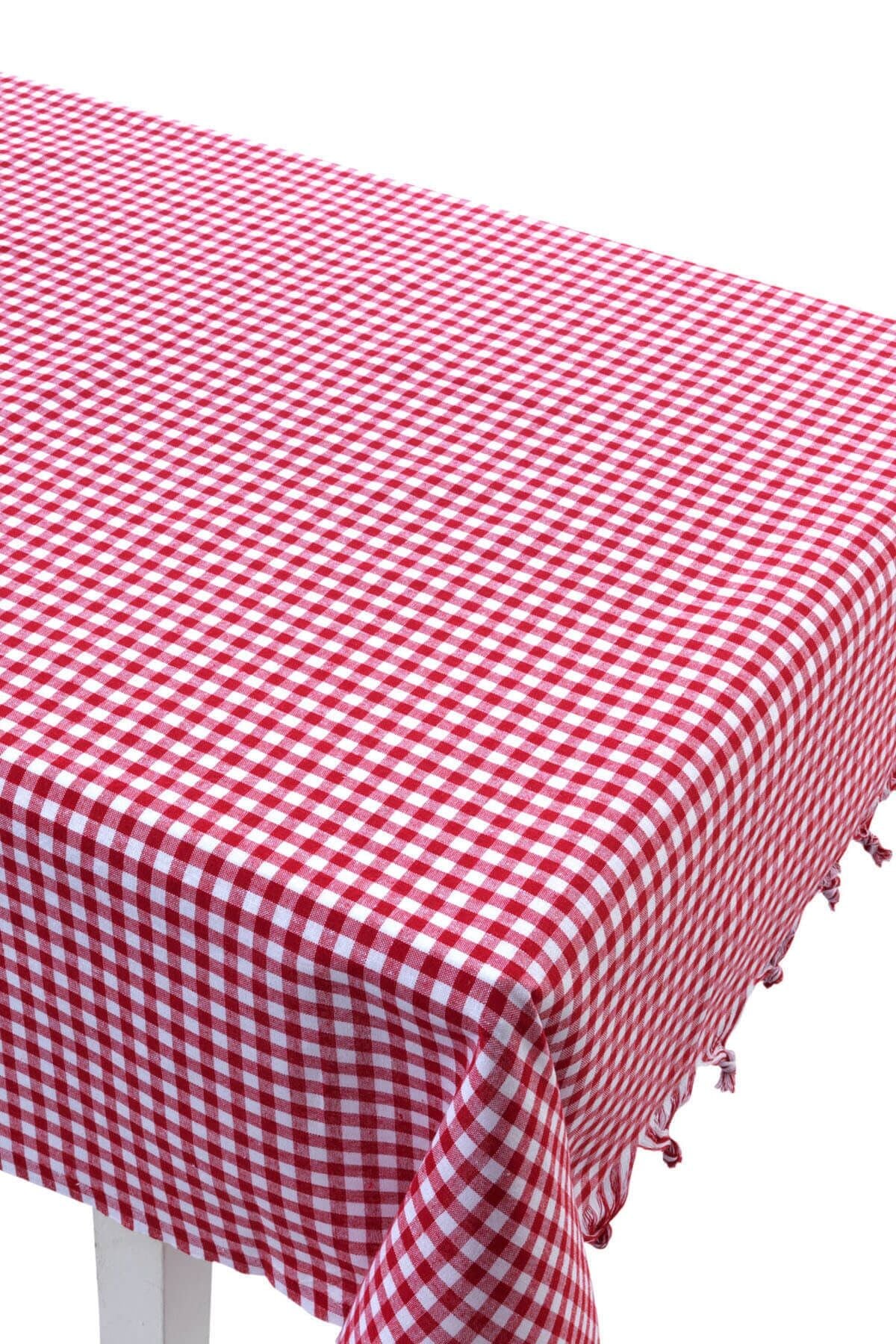 Masa Örtüsü Piti Kareli 140*140 Lacivert Nocolor-2A56716B - 140 X 140