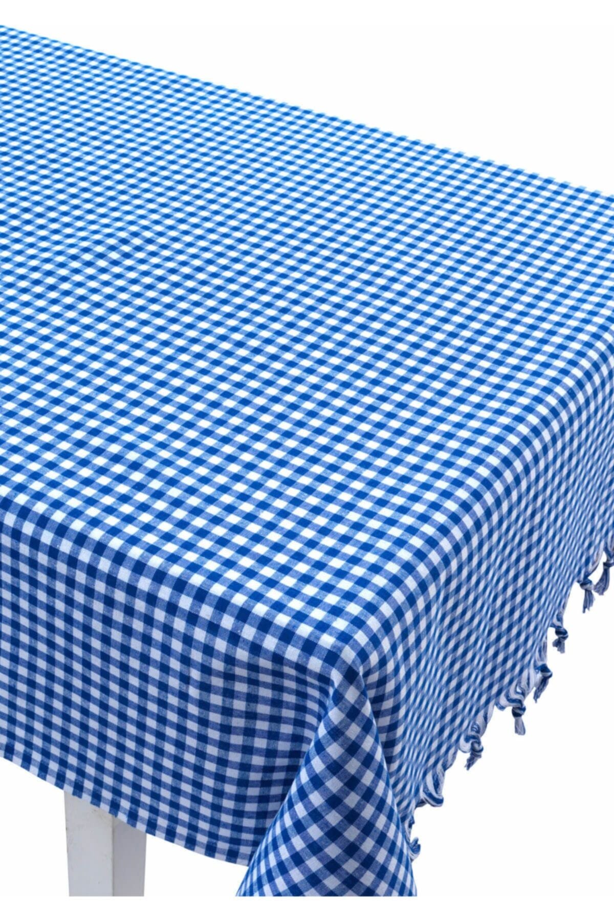 Masa Örtüsü Piti Kareli 140*140 Lacivert Nocolor-4909F19A - 140 X 140