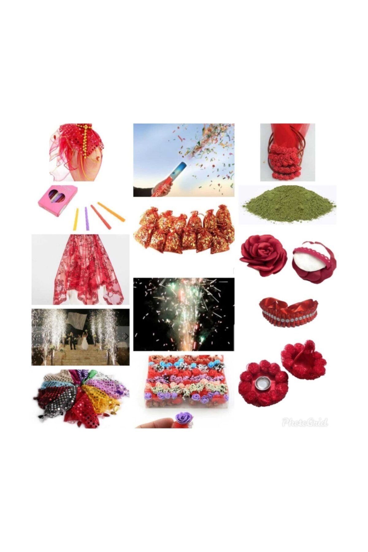 304 Parça Kına Gecesi Seti Kına Malzemesi