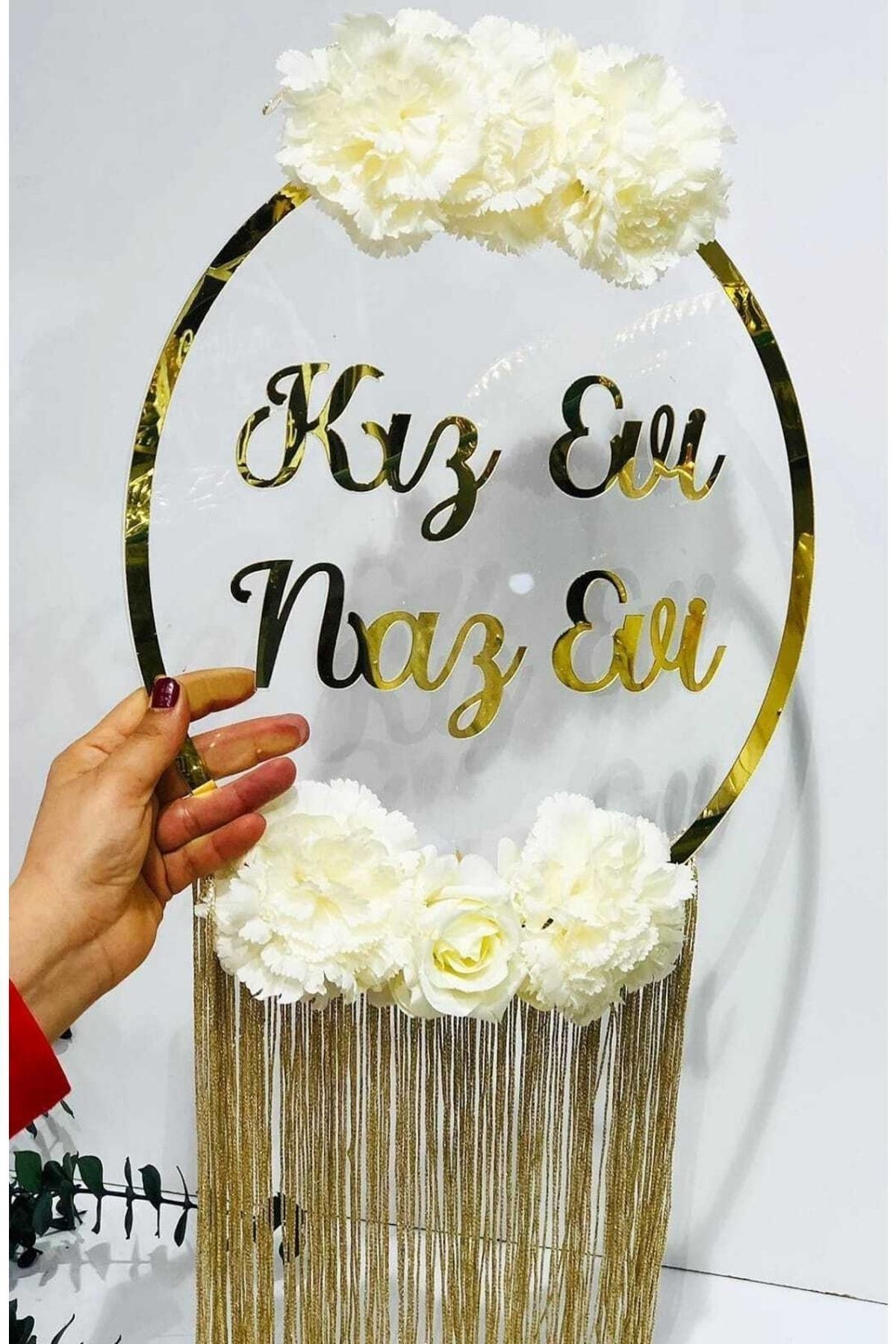 Kız Evi Naz Evi Kapı Süsü Duvar Süsü Ve Kapı 28cm