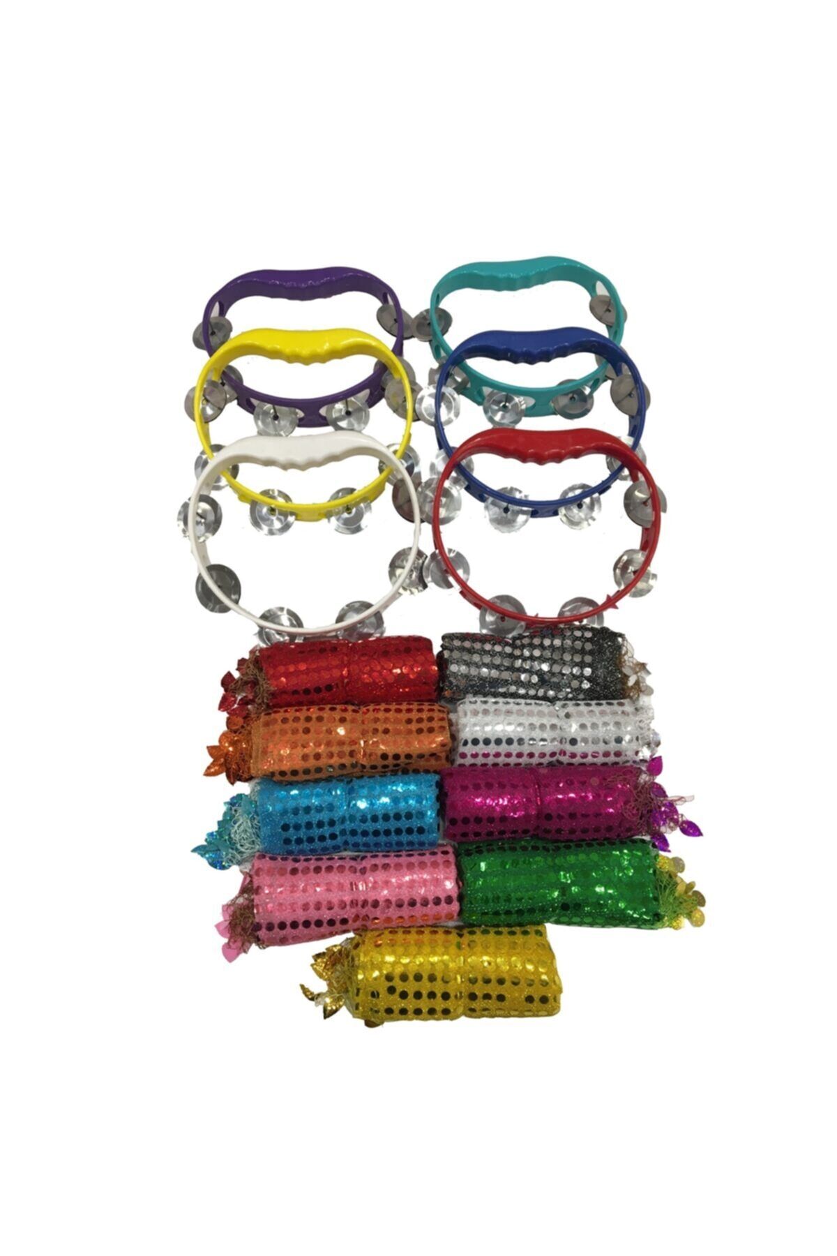 Kına Malzemesi 10 Adet Tef 10 Adet Halay Mendili