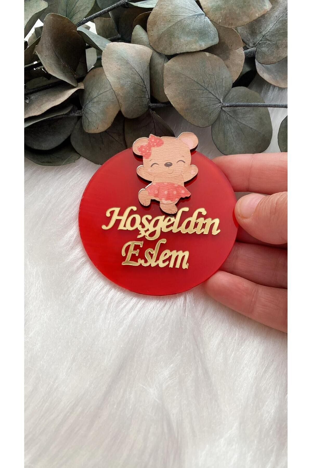 Şeffaf Pleksi Kuzu Figürlü Magnet Bebek Hatırası Magnet 15 adet