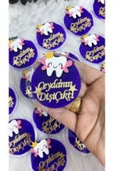 Şeffaf Pleksi Diş Figürlü Magnet Diş Hatırası Magnet Dişim Çıktı Magnet 15 adet