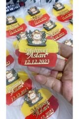 Şeffaf Pleksi Aslan Figürlü Magnet Doğumgünü Hatırası Magnet 15 adet