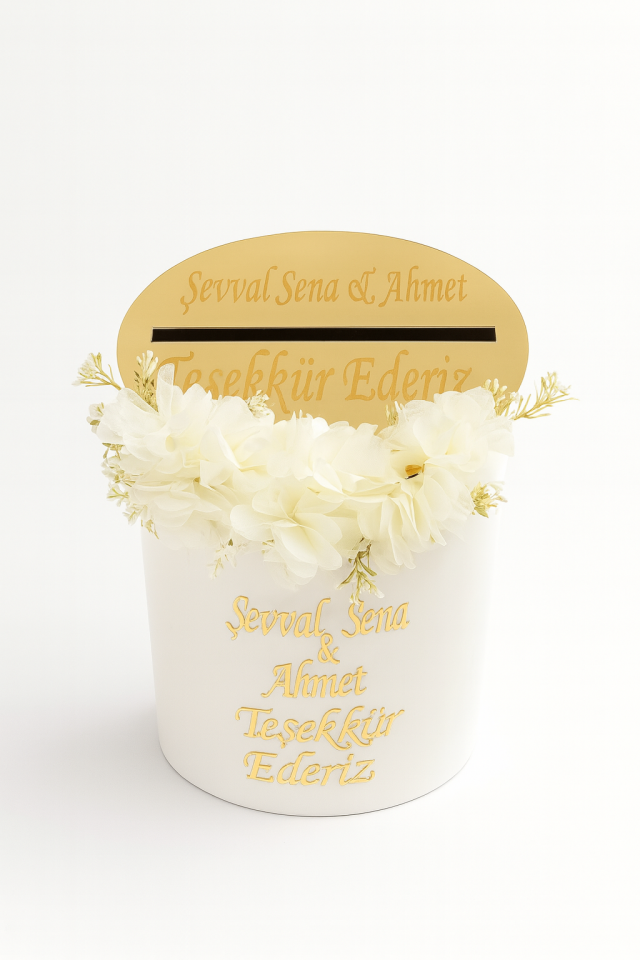 Takı Kutusu Özel Tasarım Düğünde Para Toplama Kutusu, Kırgım Kutusu