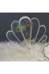 Pleksi Isimlik Masa Üstü Şeffaf Pleksi Isimlik Söz Nişan Düğün Masaüstü Isimlik Hediyelik