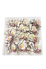 Pembe 50 Adet Ahşap Magnet Hoşgeldin Bebek