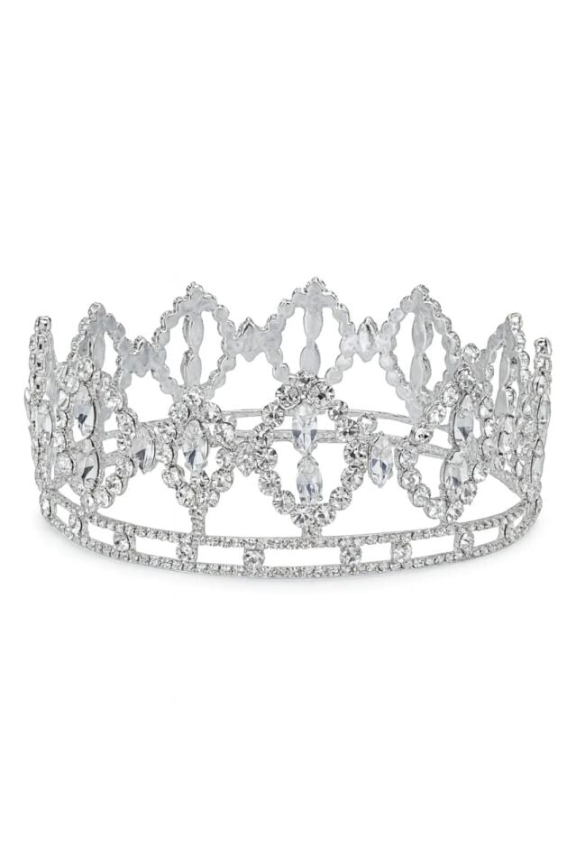 Pasta Taçı Doğum Günü Taçı Kral Tacı Pasta Süsü Brithday Taçı Yuvarlak Metal Tac Düğün Tacı