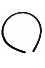 Süslenmemiş Plastik Taç 12 Adet Siyah