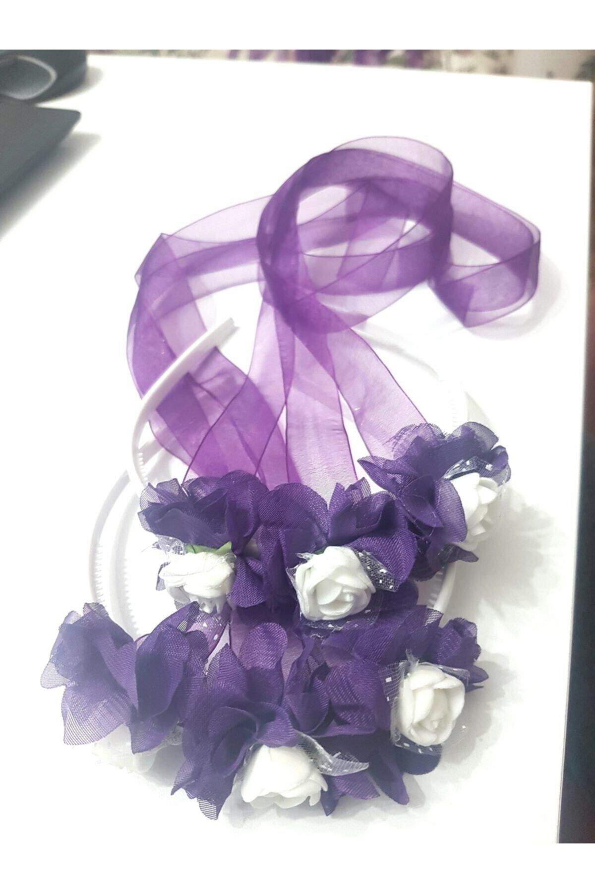 Kına Gecesi Nedime Tacı Kına Tacı Lohusa Tacı 10 Ad Mor