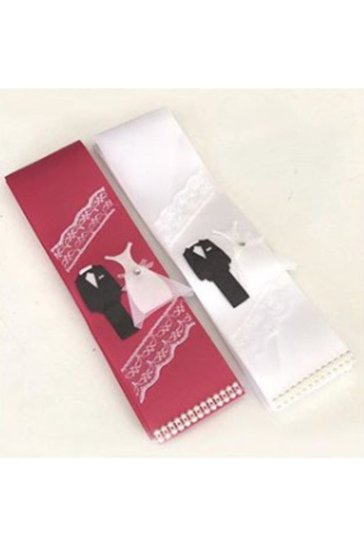 Düğün Gelin Damat Figürlü Lüks Takı Şeridi Şerit