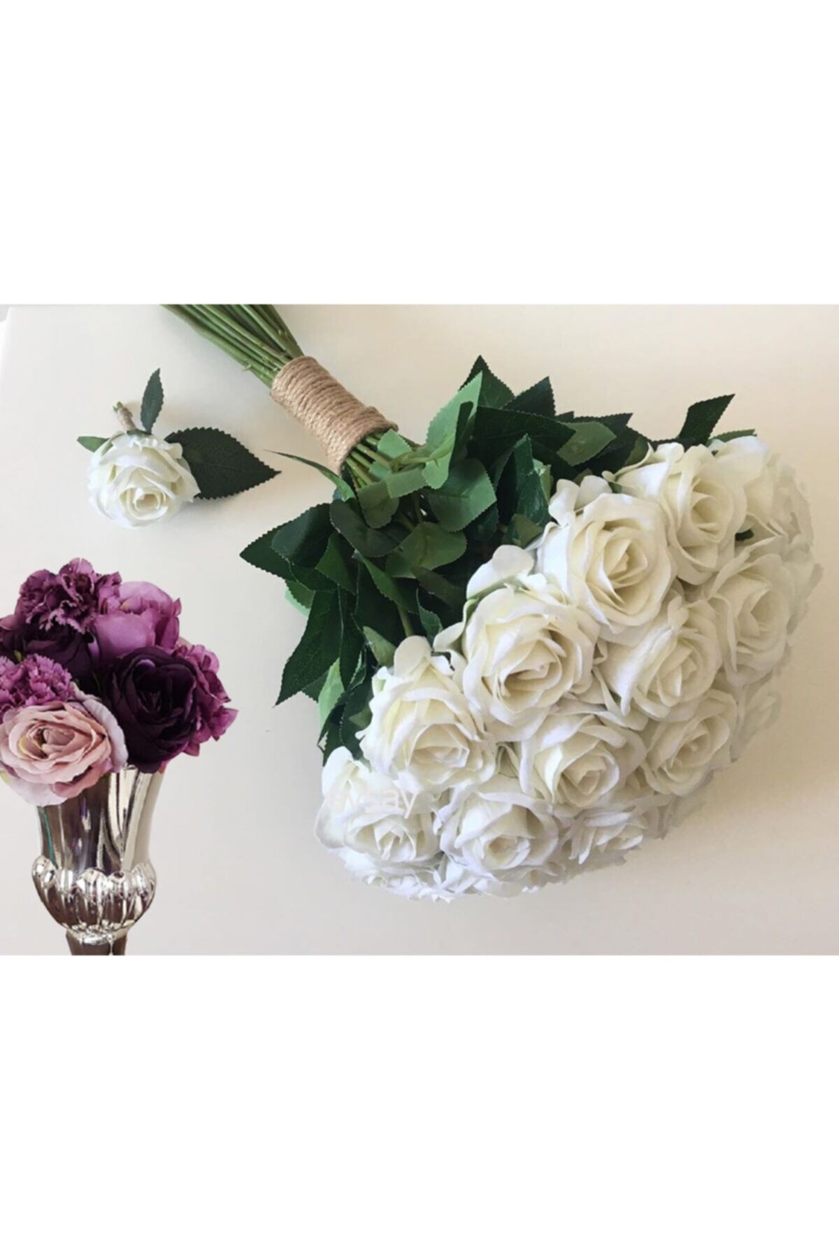 Gelin Buketi Gül Demeti Gelin Çiçeği Nişan Düğün Buketi