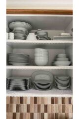 Dolap Içi Kapitone Güpürlü Raf Örtüsü Büküm Dikişli En 50cm Boy 5 Metre Kırık Beyaz