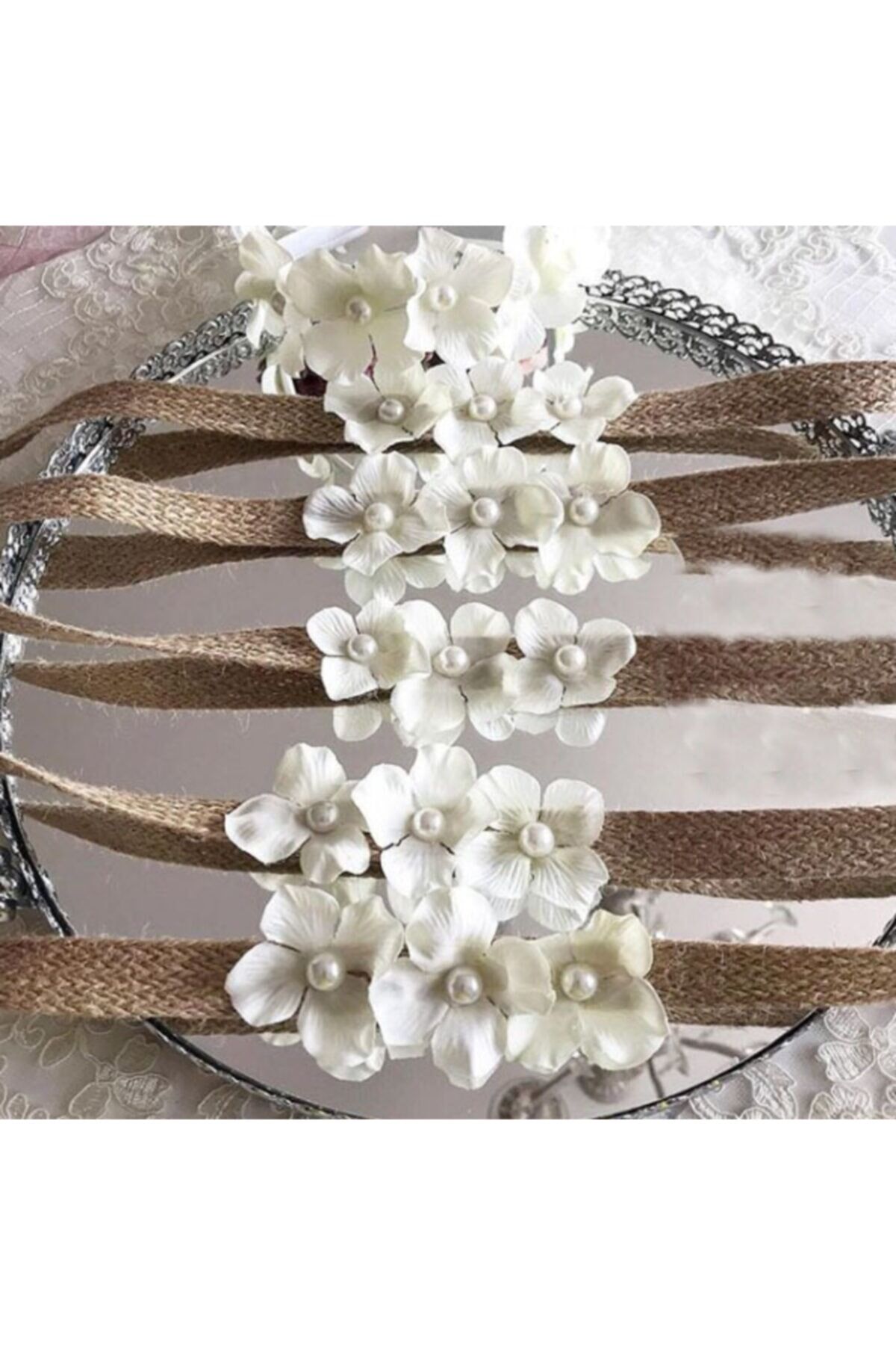 Kına Gecesi Nedime Bilekliği Çiçekli 10 Ad.kına Malzemeleri