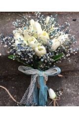 Gelin Çiçeği Gelin Buketi Lale Buketi Islak Lale Gelin Çiçeği