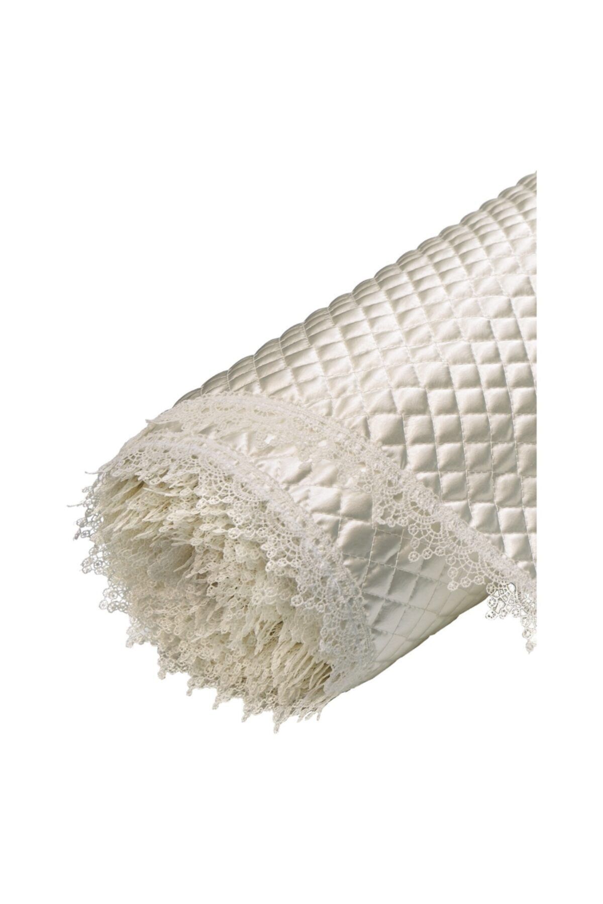 Dolap Içi Kapitone Güpürlü Raf Örtüsü En 50cm Boy 10 Metre Krem