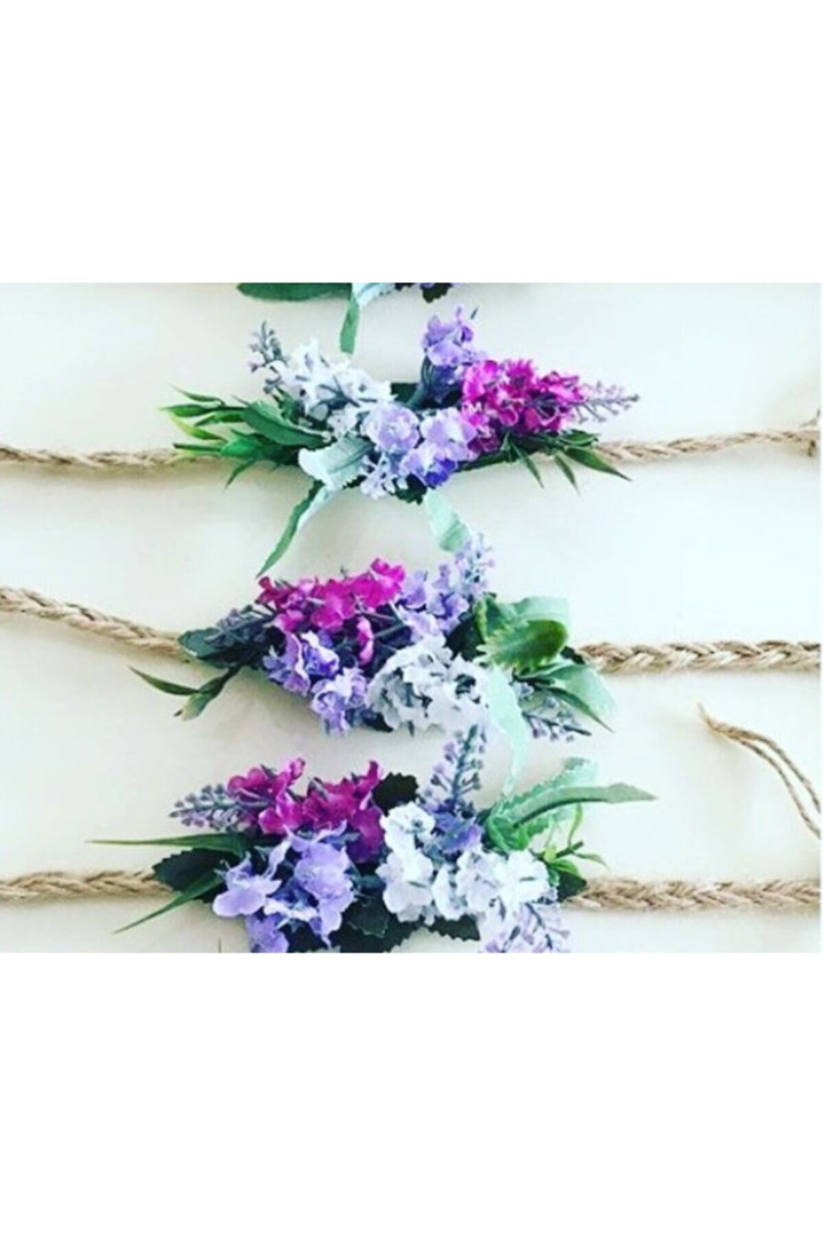 Sümbüllü Nedime Bilekliği Incili Kına Malzemeleri 3 Adet