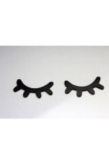 Ahşap Kirpik 2'li Dekoratif Kirpik Dekoratif Süs