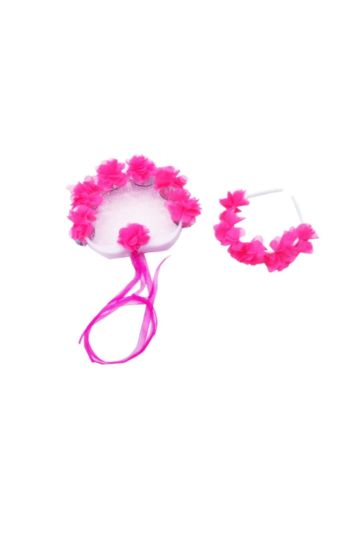 Kına Gecesi Lazer Güllü Tef 5 Adet Tef 5 Adet Taç