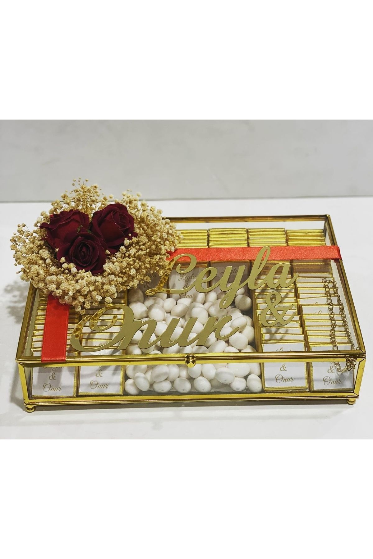 Isme Özel Isteme Çikilotası, Düğün Nikah Kına Çikolatası Kız Isteme Çikilotası gondol