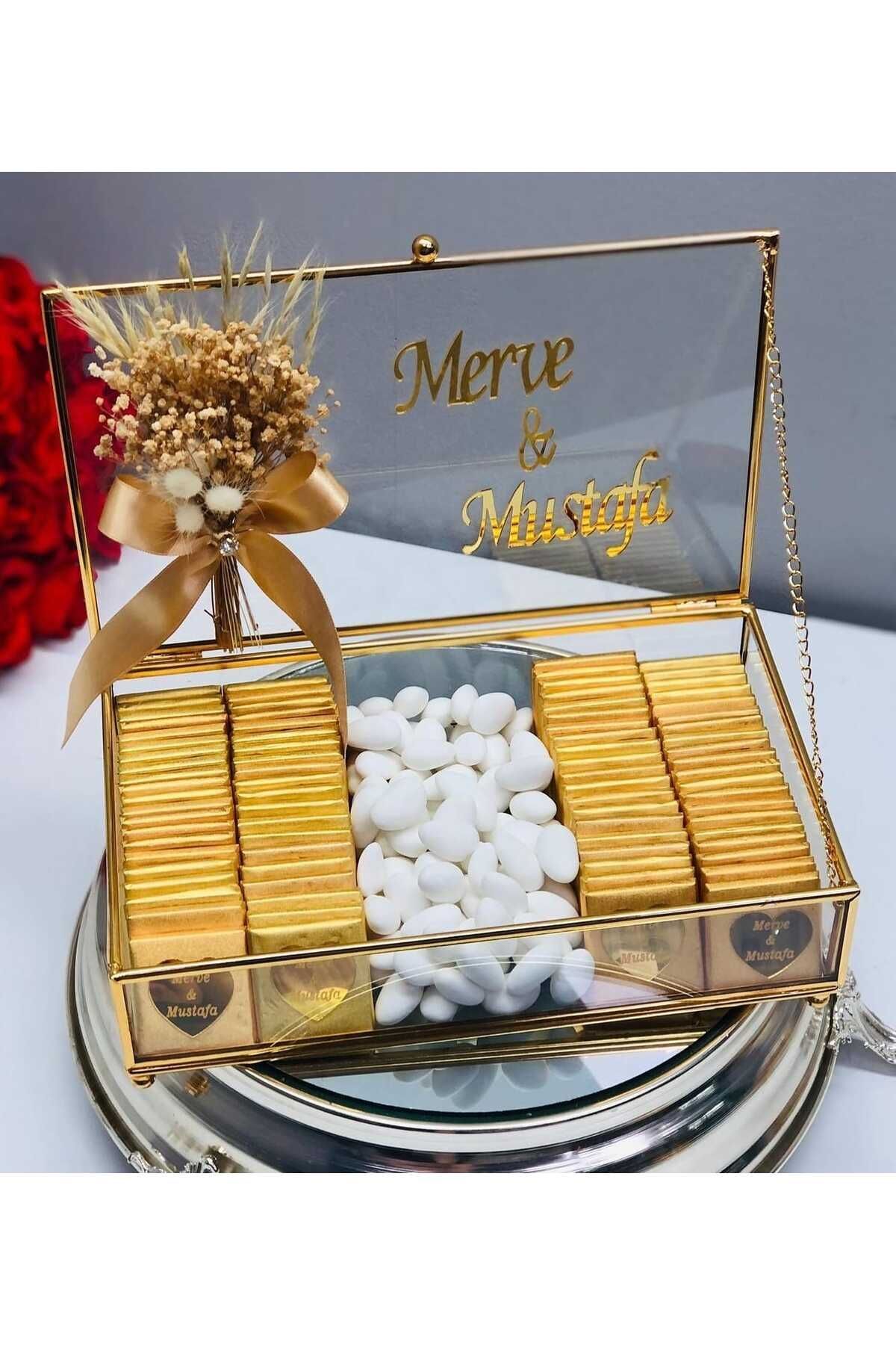 Isme Özel Isteme Çikilotası, Düğün Nikah Kına Çikolatası Kız Isteme Çikilotası gondol