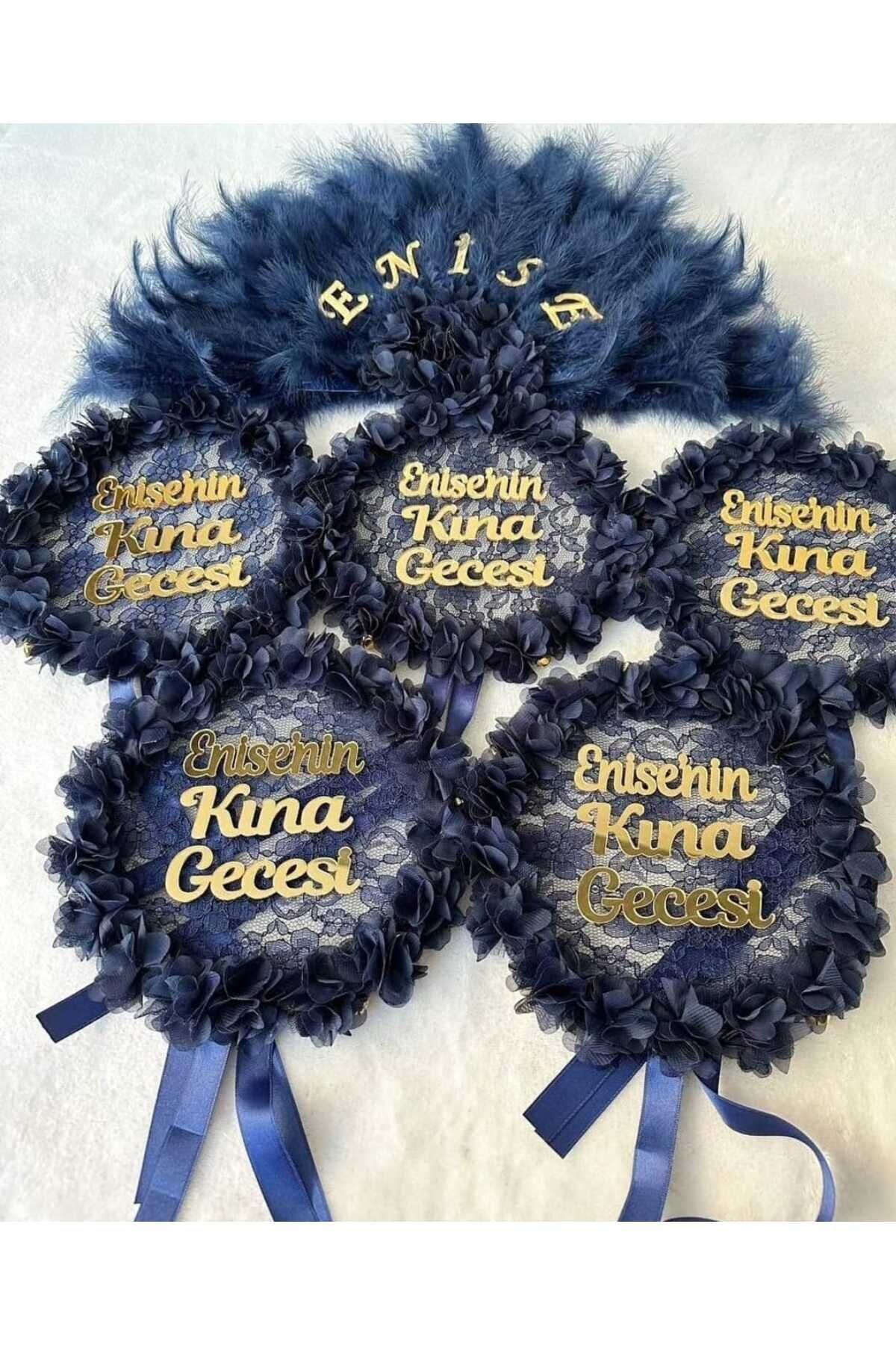 Gelin Yelpazesi ve Gelin tefi Kına Malzemesi 1 Yelpaze 5 Adet Tef Kına Malzemesi