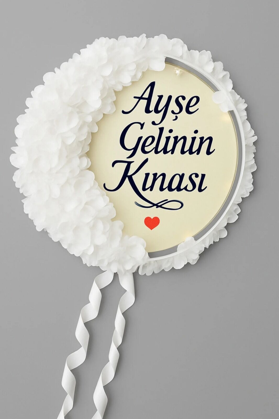 İsimli Ledli Şeffaf Gelin Tefi Lazer Çiçekli İncili Düğün Kına Nedime Bride Parti Defi Şeffaf Pvcli Beyaz
