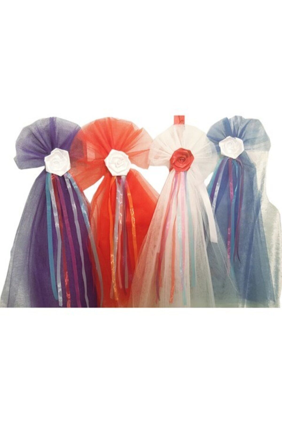 Düğün Gelin Arabası Süsü Güllü Konvoy Süsü Düğün 6lı