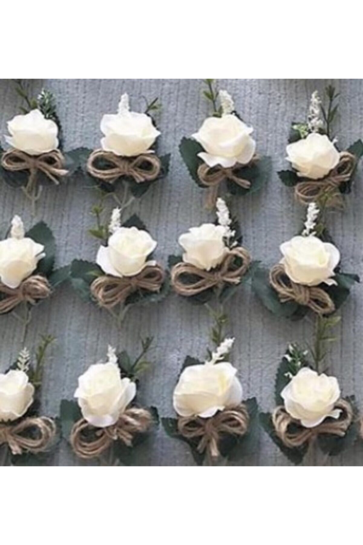 Lastikli Güllü Nedime Bilekliği 12 Adet