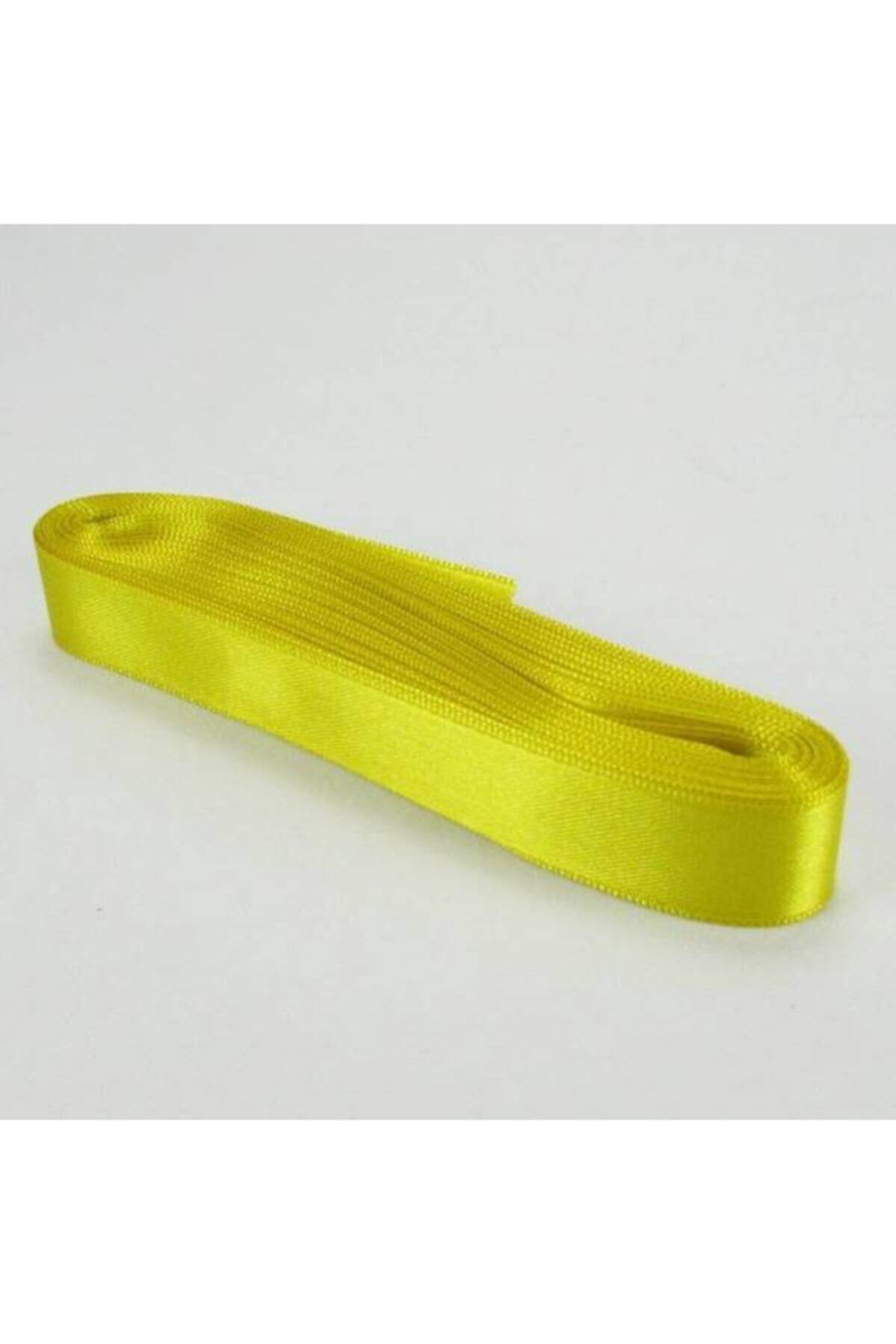 Saten Kurdela 2 Cm 10 Metre 1 Top En 2 Santim Boy 10 Metre Kurdele Sarı