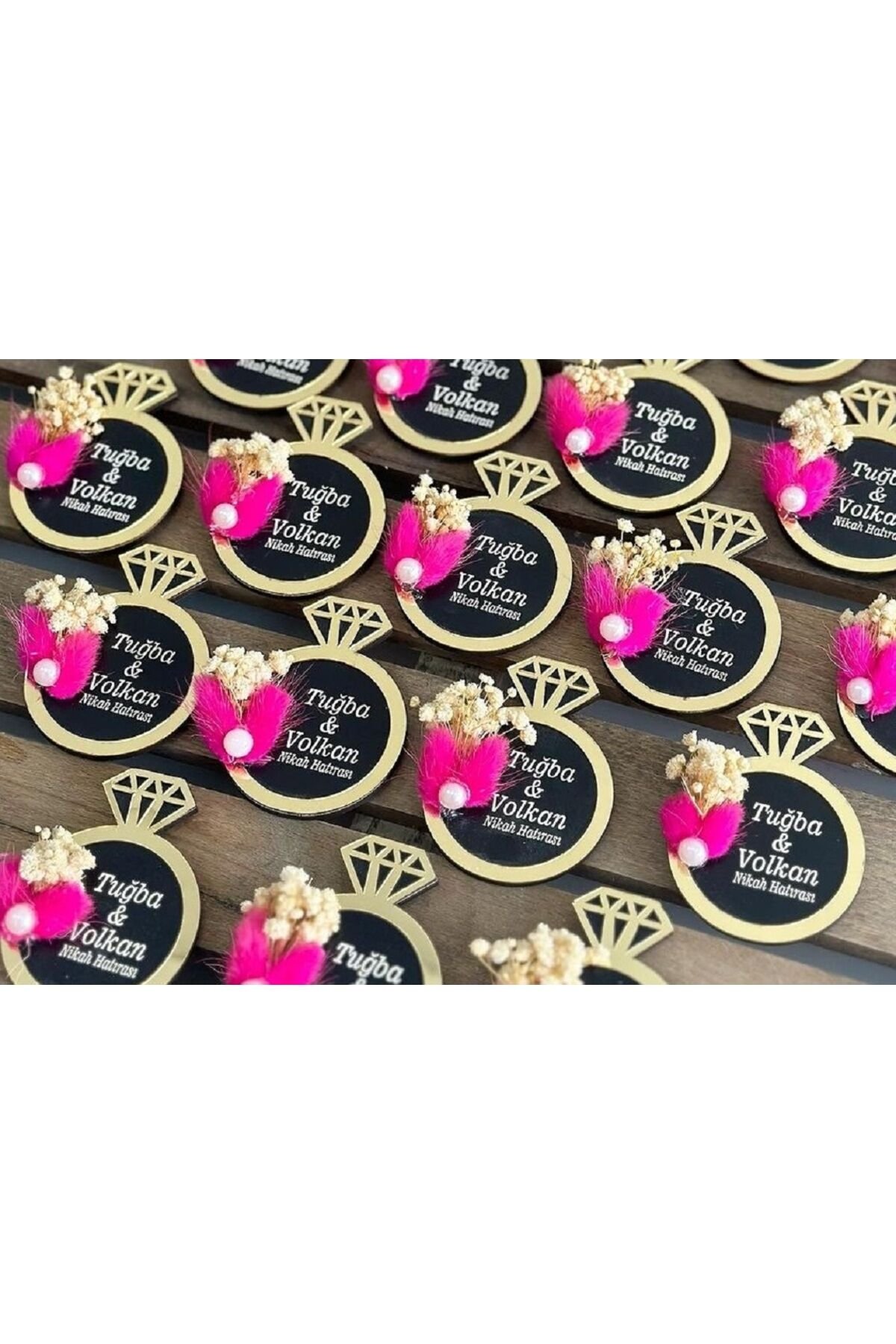 Söz Nişan Hatırası Magnet Söz Nikah Düğün Hatırası Magneti 20 Adet