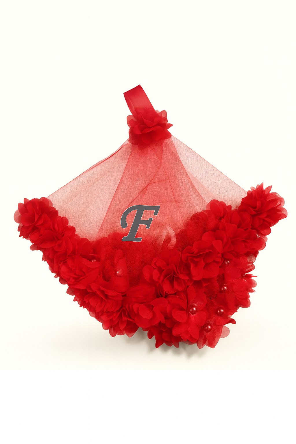 Son Trend Gelin Damat Halay Mendili Lazer Güllü Model Bir Beyaz Bir Kırmızı 2li