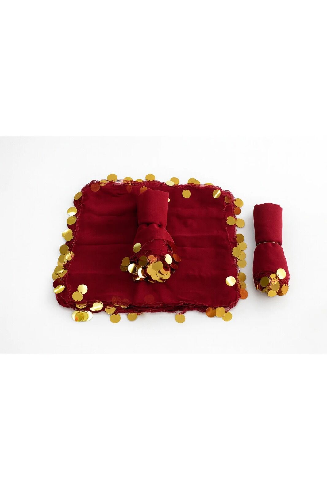 Şifon Gelin Damat Nedime Halay Mendili, Söz Nişan Düğün Kına Sünnet Gösteri Mendil 10 Adet