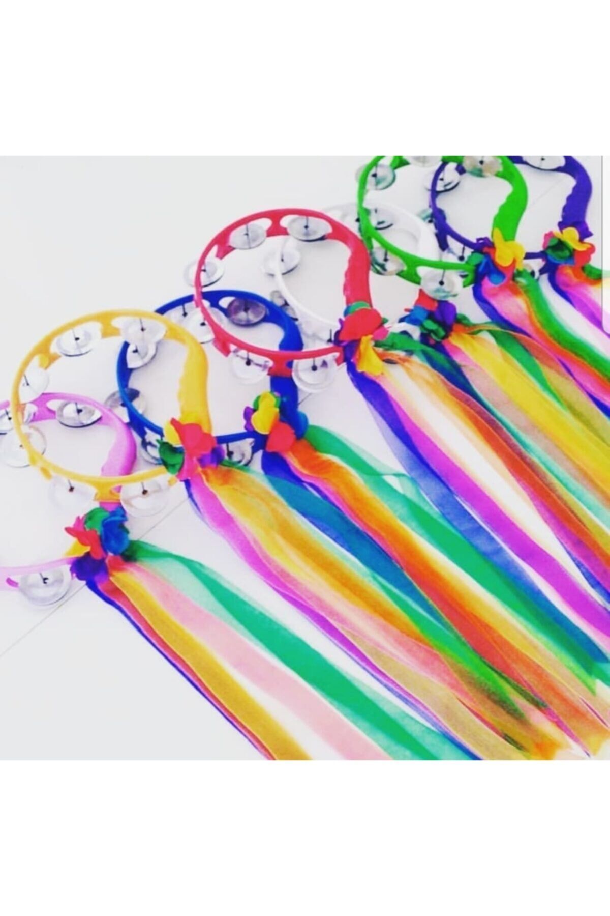 Tef 23 Nisan Eğlencesi Için Kurdaleli Tef 6 Adet Parti Aksesuarı