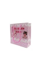 Bebek Parti Hediyelik Karton Çanta 12*17 Ölçü Renk Pembe