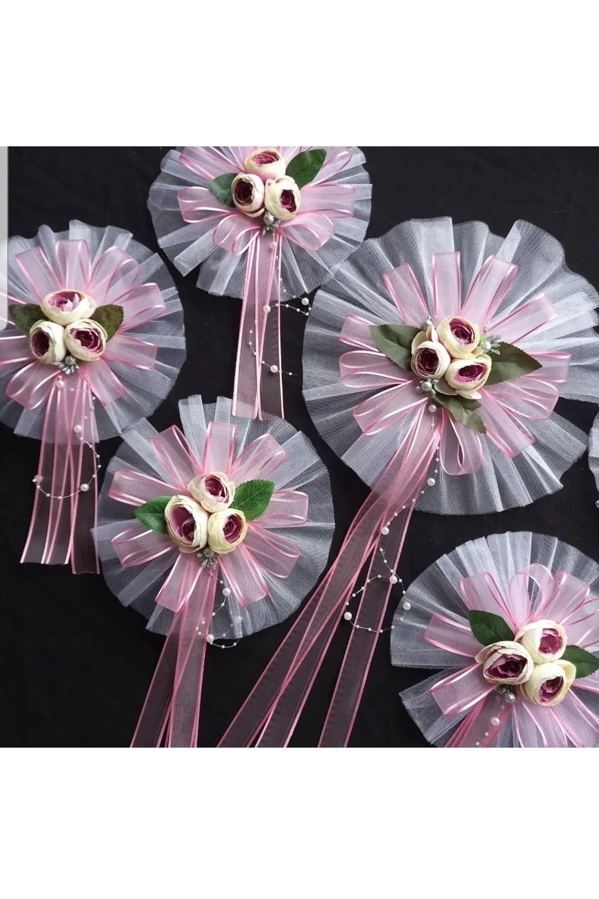 Tüllü Kurdaleli Bohça Süsü Damat Bohçası Süsü, Valiz Süsü 5li