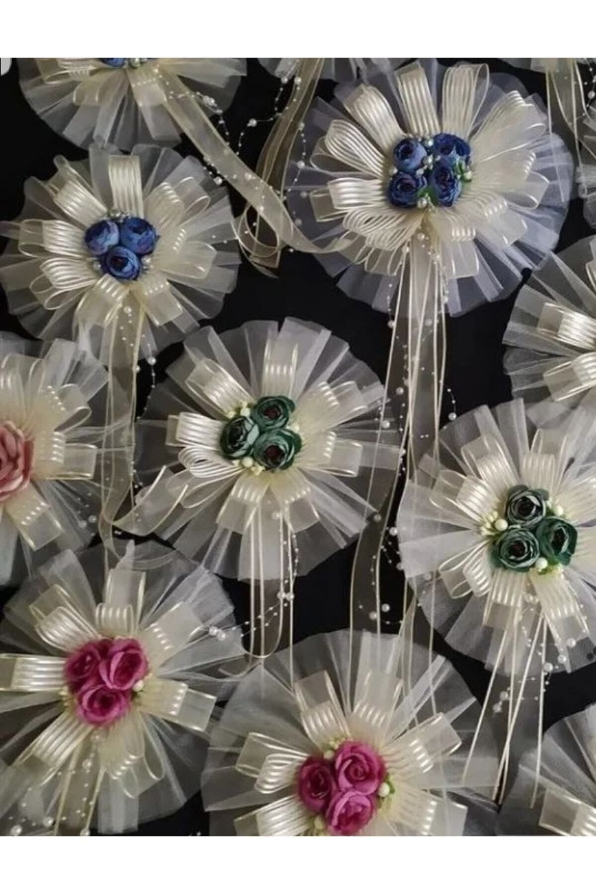 Tüllü Kurdaleli Bohça Süsü Damat Bohçası Süsü, Valiz Süsü 5li