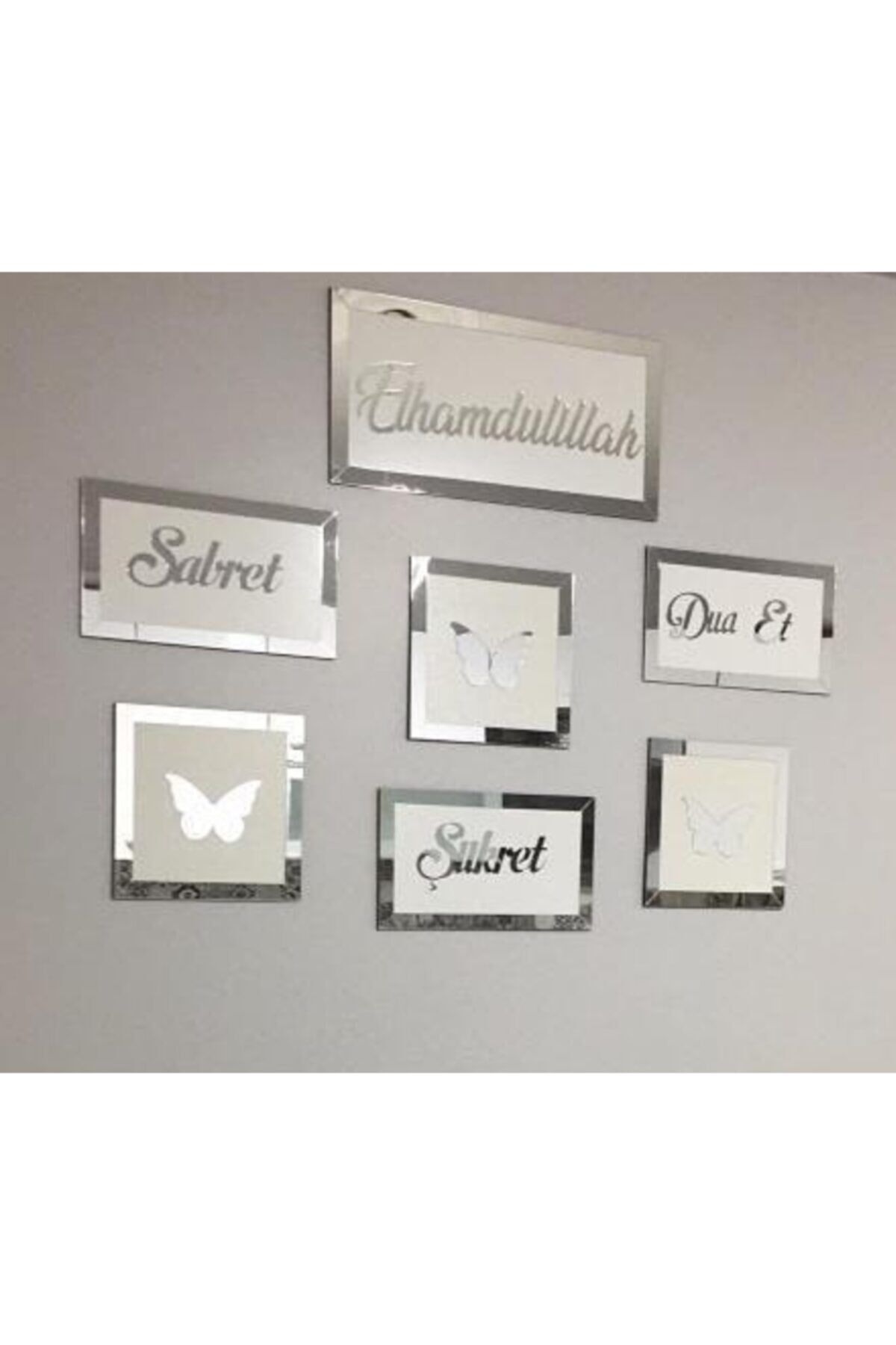 Dua Pleksi Duvar Süsü 7 Parça Set