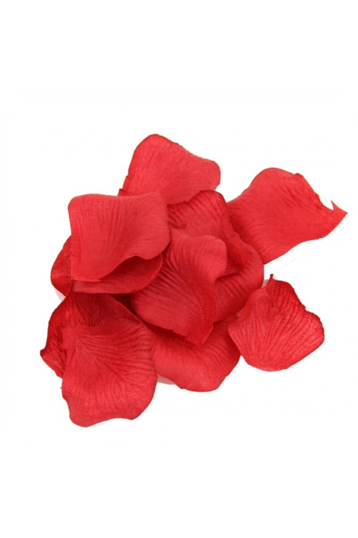 Gül Yaprağı, Romantik Süsleme Gül Yaprakları Kırmızı