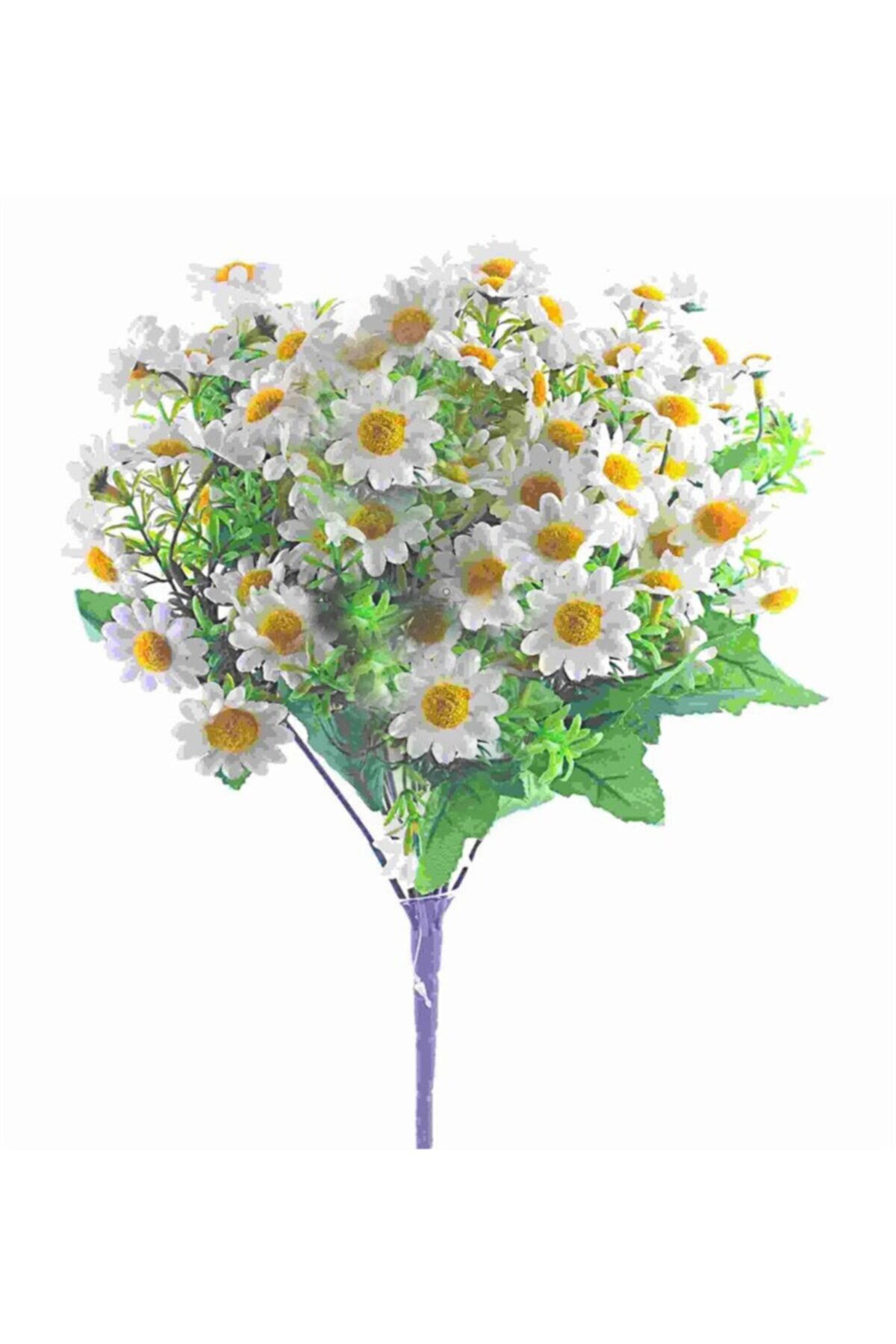 Yapay Çiçek Papatya 24 Kafa 5 Dal Papatya Çiçeği 2 Buket