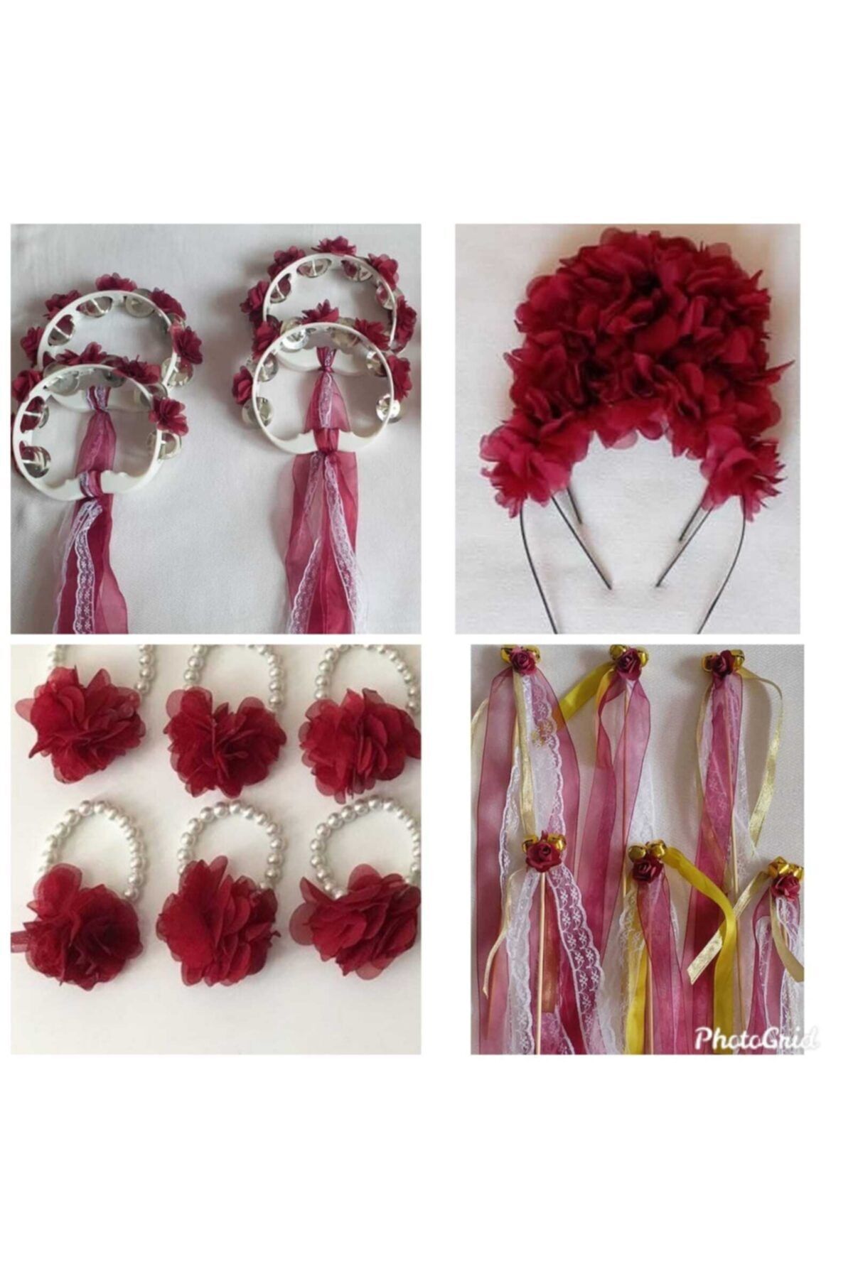 Kına Malzemeleri Tef Kına Tacı Kına Seti Parti Aksesuarı