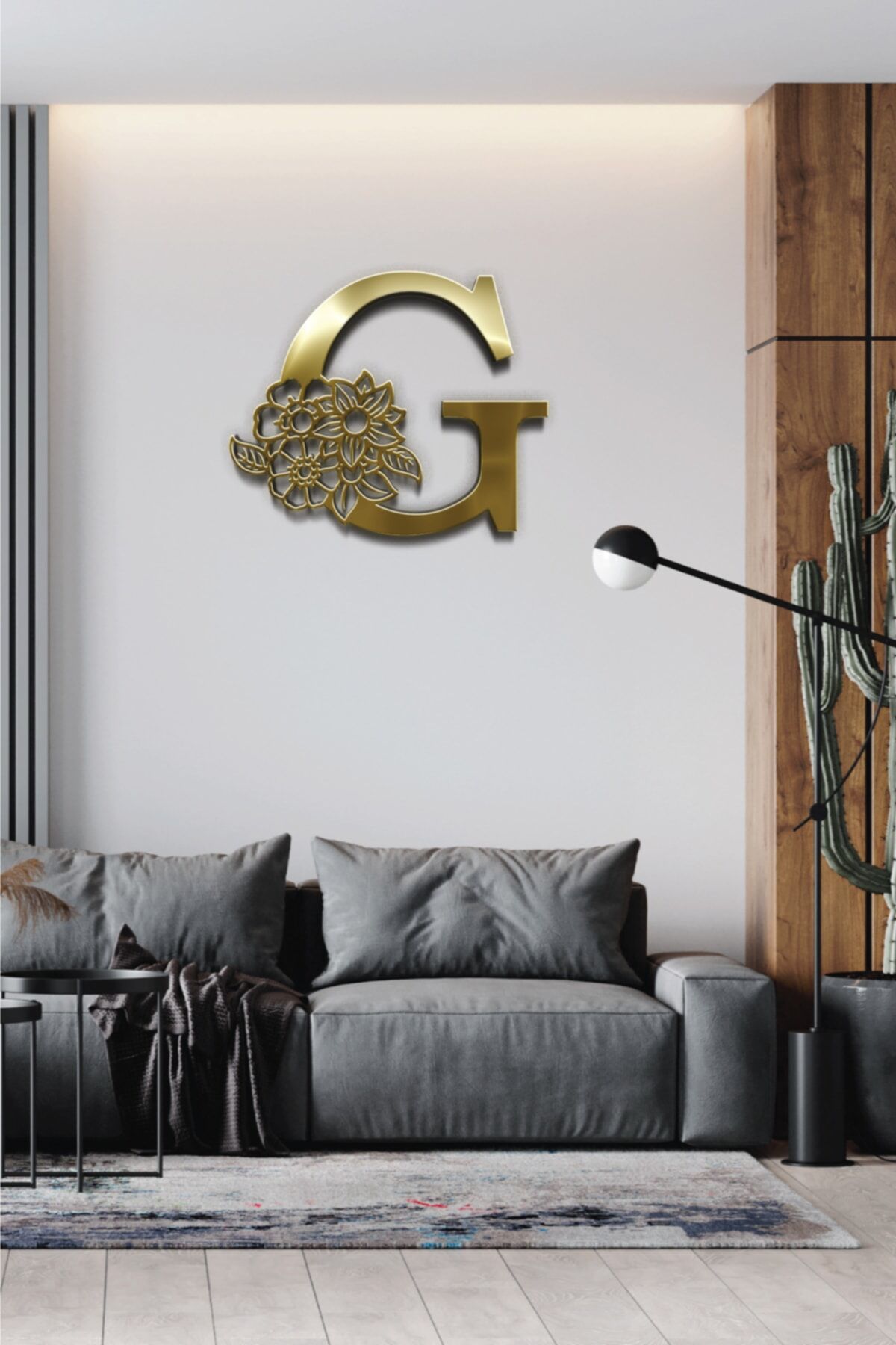 Pleksi Glass Harf Dekoratif Tablo