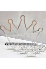 Gümüş Aynalı Pleksi Isimlik Bebek Isimlik, Ve 10 Adet Isimlik Magnet 1 Yaş Magnet