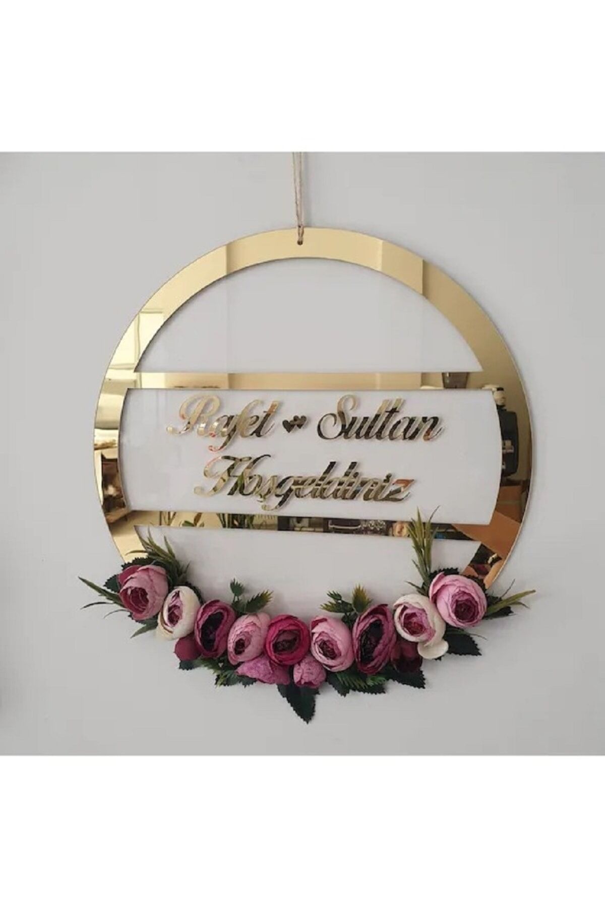 Isme Özel Hastane Odası & Bebek Odası & Çocuk Odası Kapı Süsü Şeffaf Pleksi