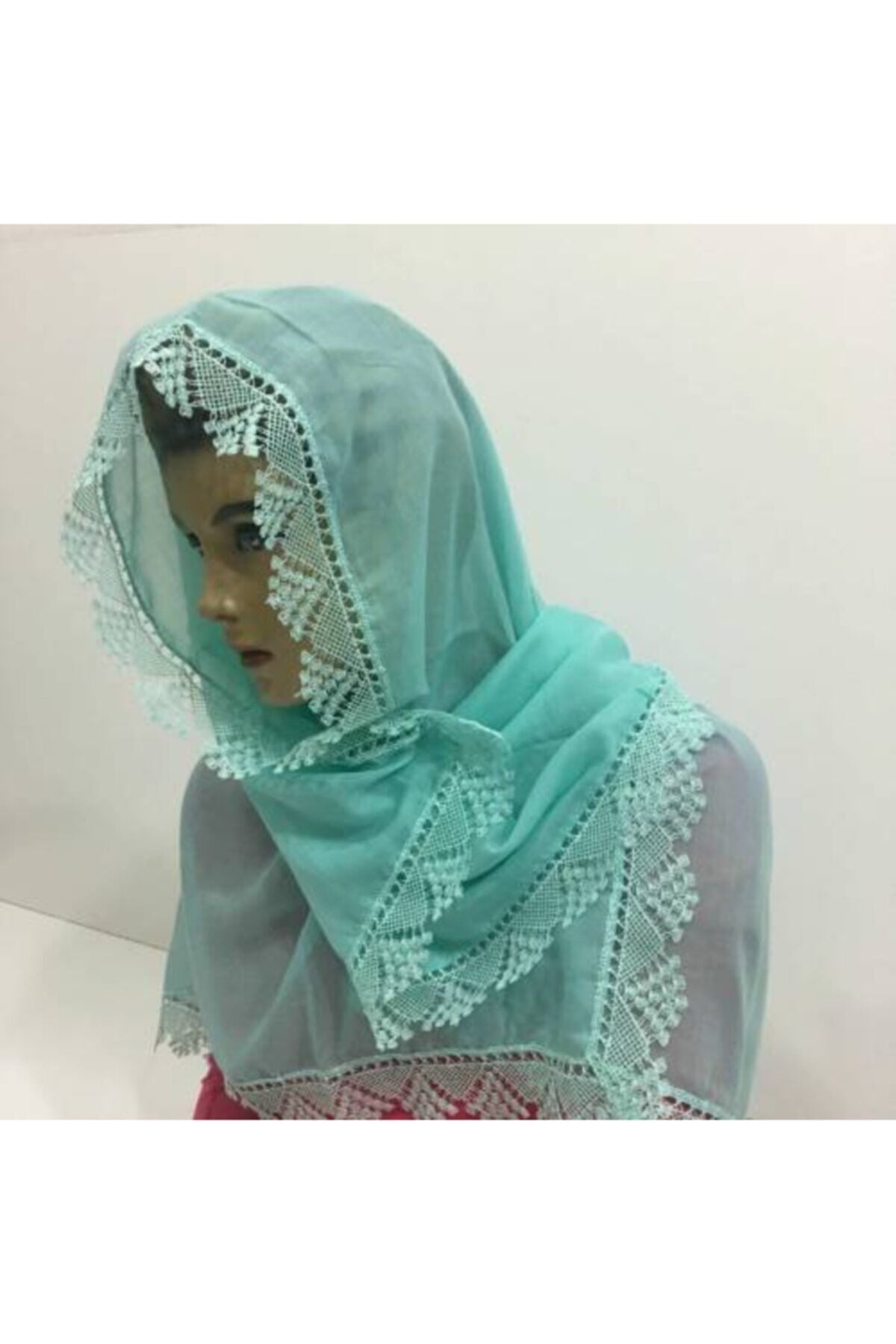 Kadın Mor İğne Oyalı Mevlüt Örtüsü 70x140 cm Suyeşi̇li̇